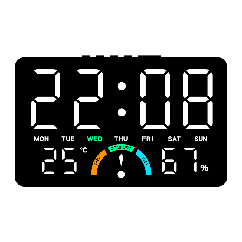 Led Desk Clock - Najnowszy cyfrowy zegar LED z budzikiem,