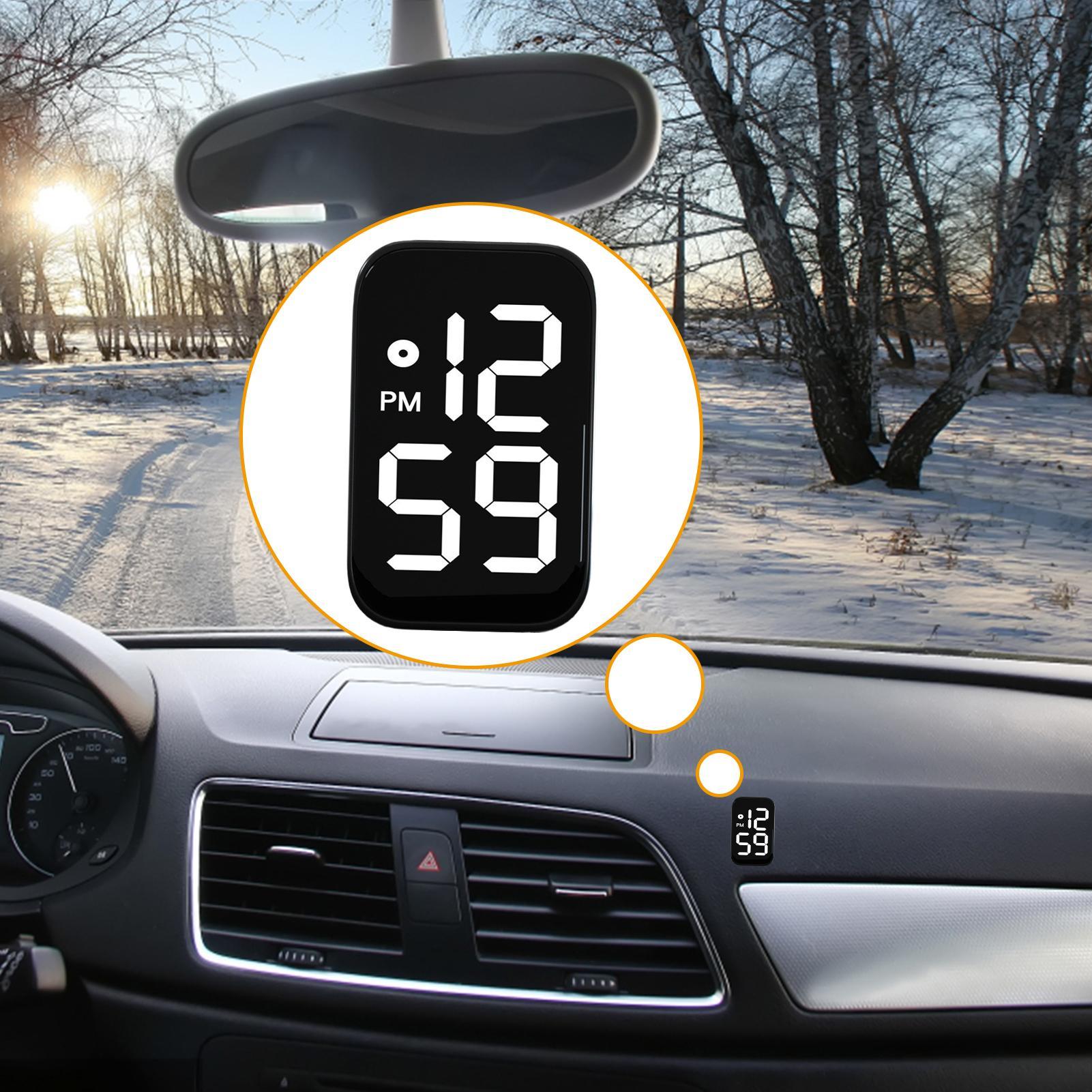 Led Desk Clock - Świetny Przenośny Wodoodporny Świecący Zegar Samochodowy