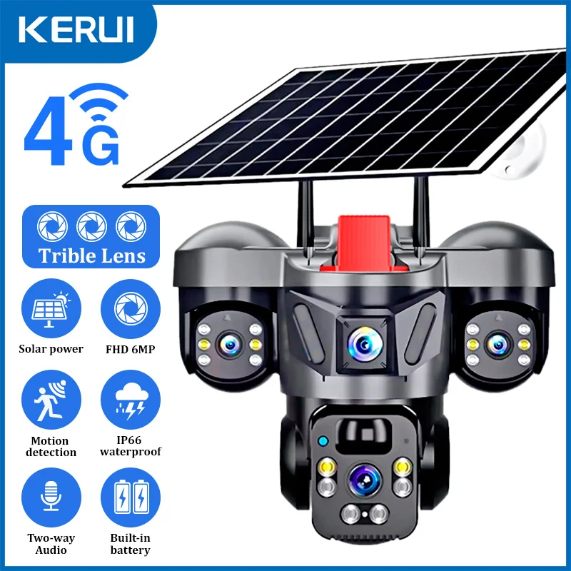 Home Office Zoom - KERUI V380 Pro Zewnętrzna Kamera PTZ