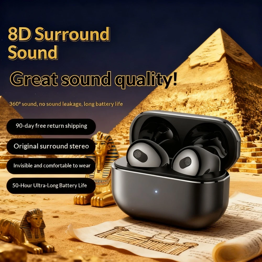 Home Office Google - Modne słuchawki Bluetooth bez przewodów, o