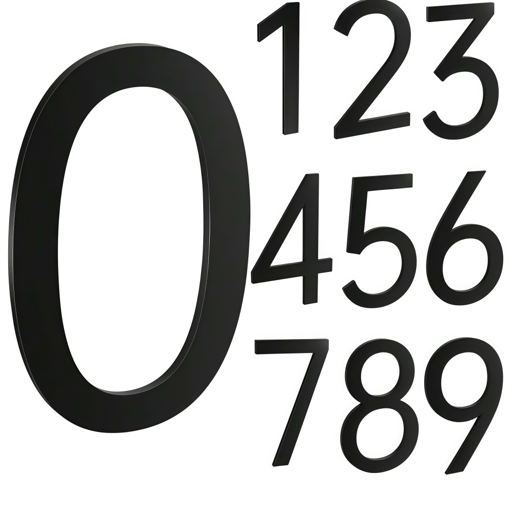 1 szt. Samoprzylepne naklejki  – Home Office Number recenzja i cena