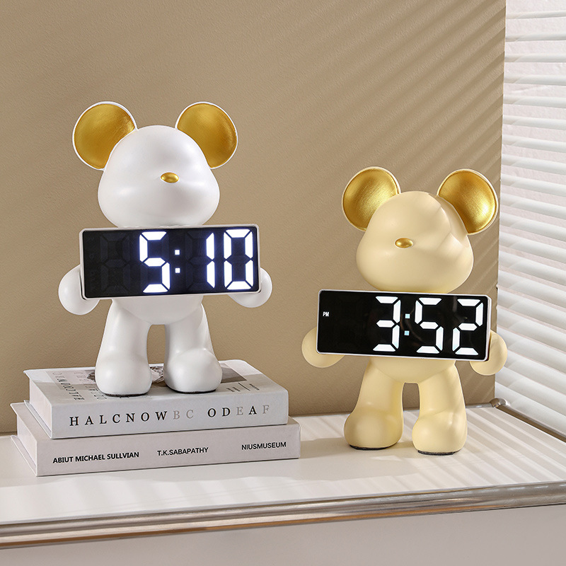 Nordycki Kreatywny Zegar z Żyw – Led Desk Clock recenzja i cena