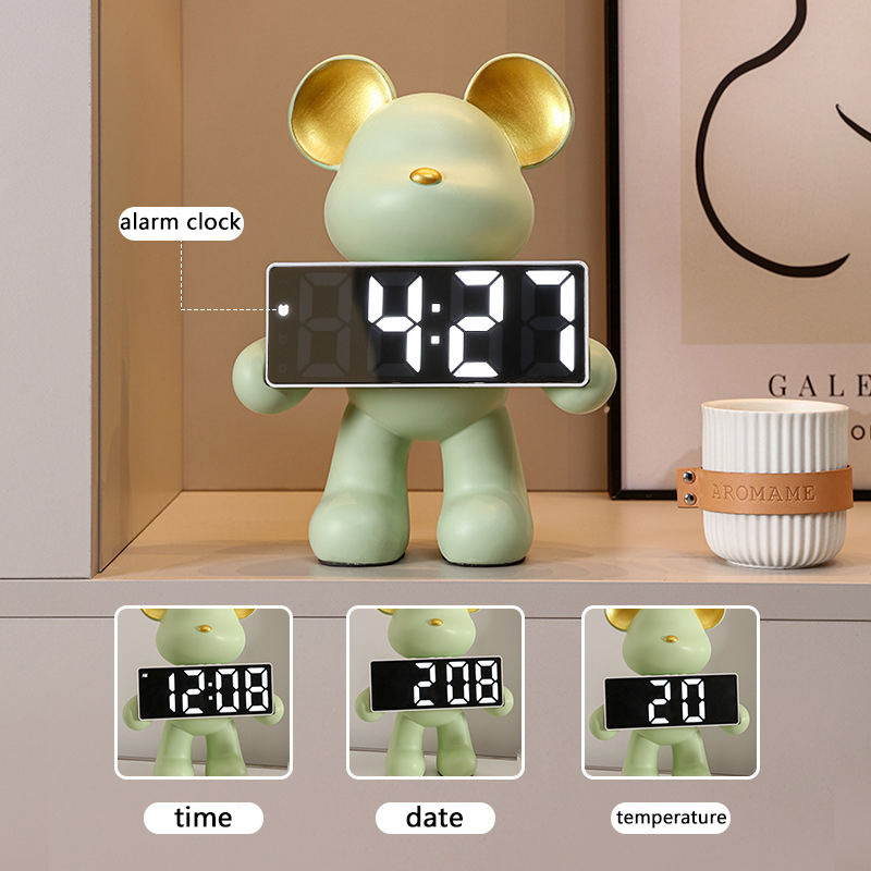 Nordycki Kreatywny Zegar z Żyw – Led Desk Clock recenzja i cena