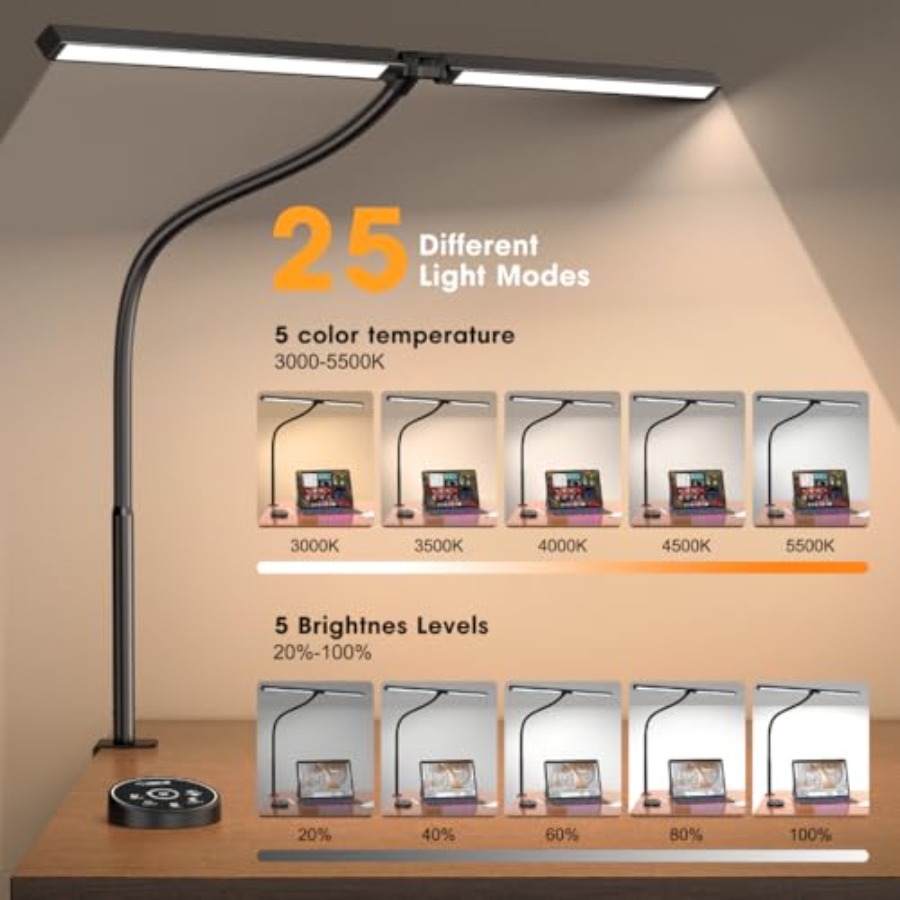 Lampa biurkowa LED do biura i  – Home Office Lamp recenzja i cena