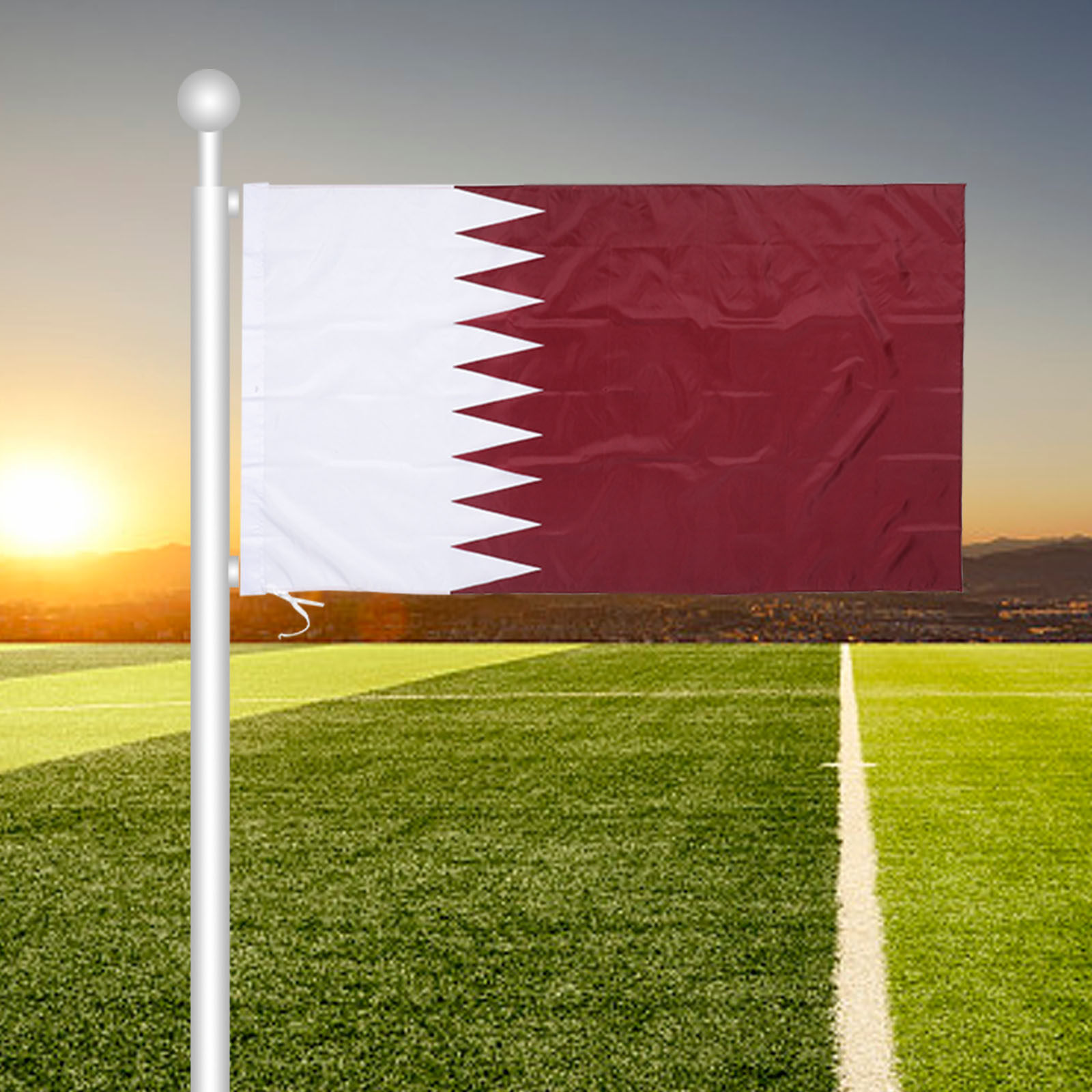 Flaga Kataru do powieszenia, p – Home Office Qatar recenzja i cena