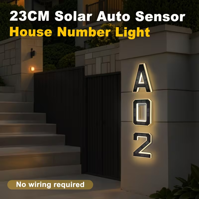23cm Solarny LED Numer Domu, C – Home Office Number recenzja i cena