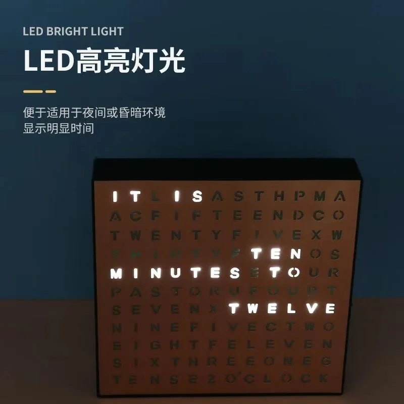Elektroniczny zegar LED z podś – Led Desk Clock recenzja i cena