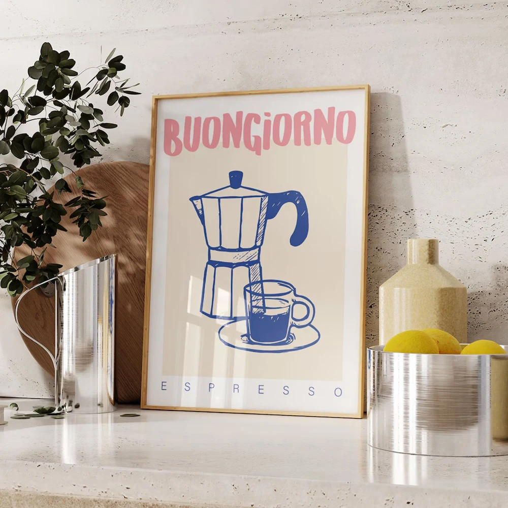 Nowoczesna kawa Espresso Wall  – Home Office Kitchen recenzja i cena