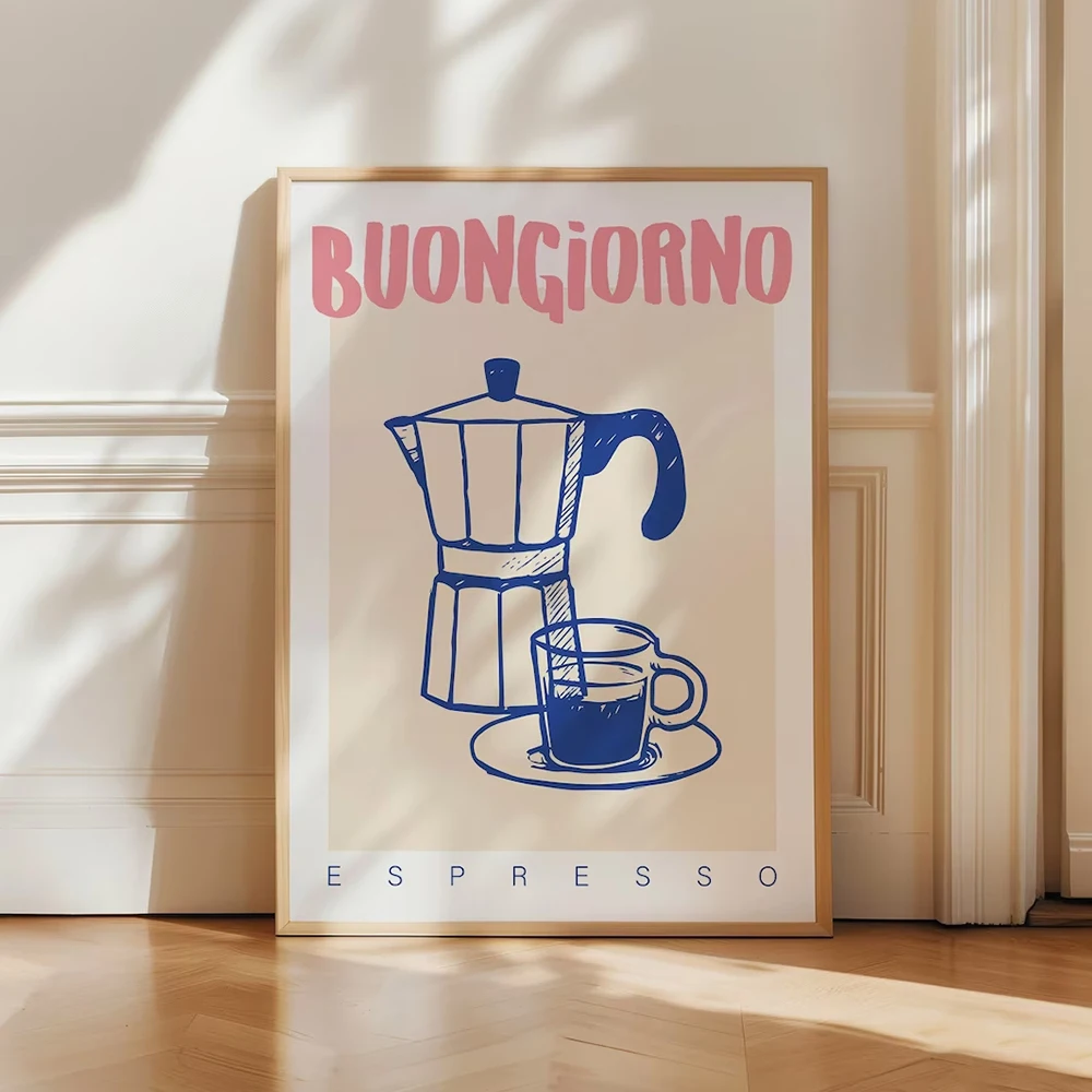 Nowoczesna kawa Espresso Wall  – Home Office Kitchen recenzja i cena