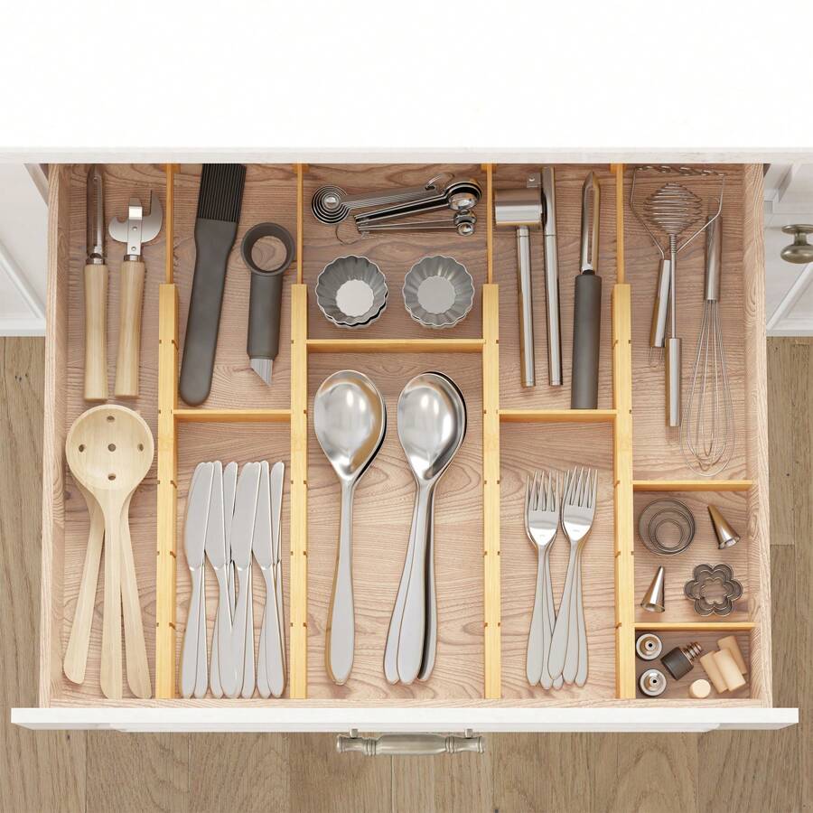 Przegródki do szuflad z bambus – Home Office Kitchen recenzja i cena