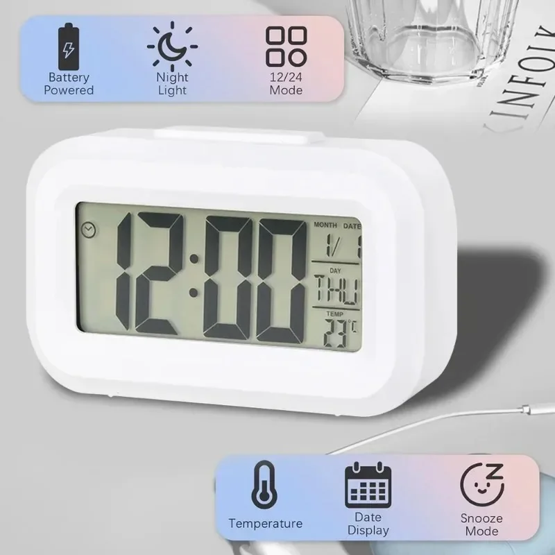 Cyfrowy budzik LED z podświetl – Led Desk Clock recenzja i cena