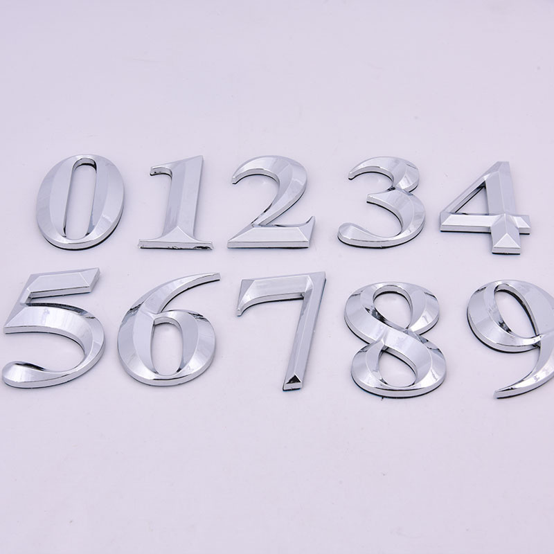 1PC samoprzylepne naklejki 3D  – Home Office Number recenzja i cena