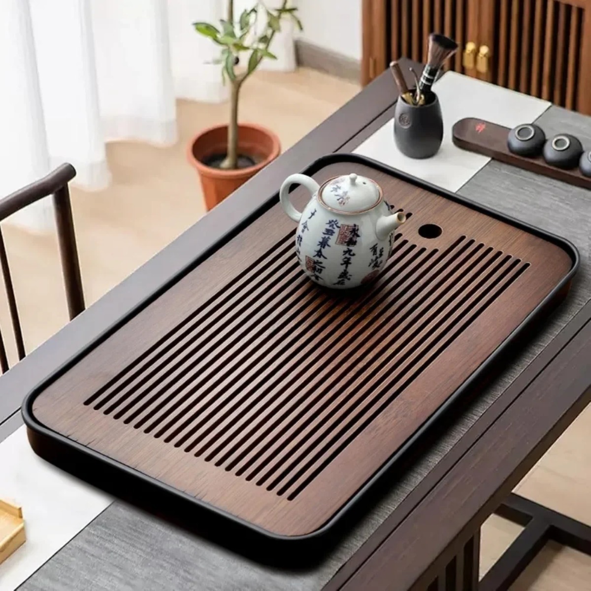 Przenośny, odłączany bambusowy – Desktop Organizer Bamboo recenzja i cena