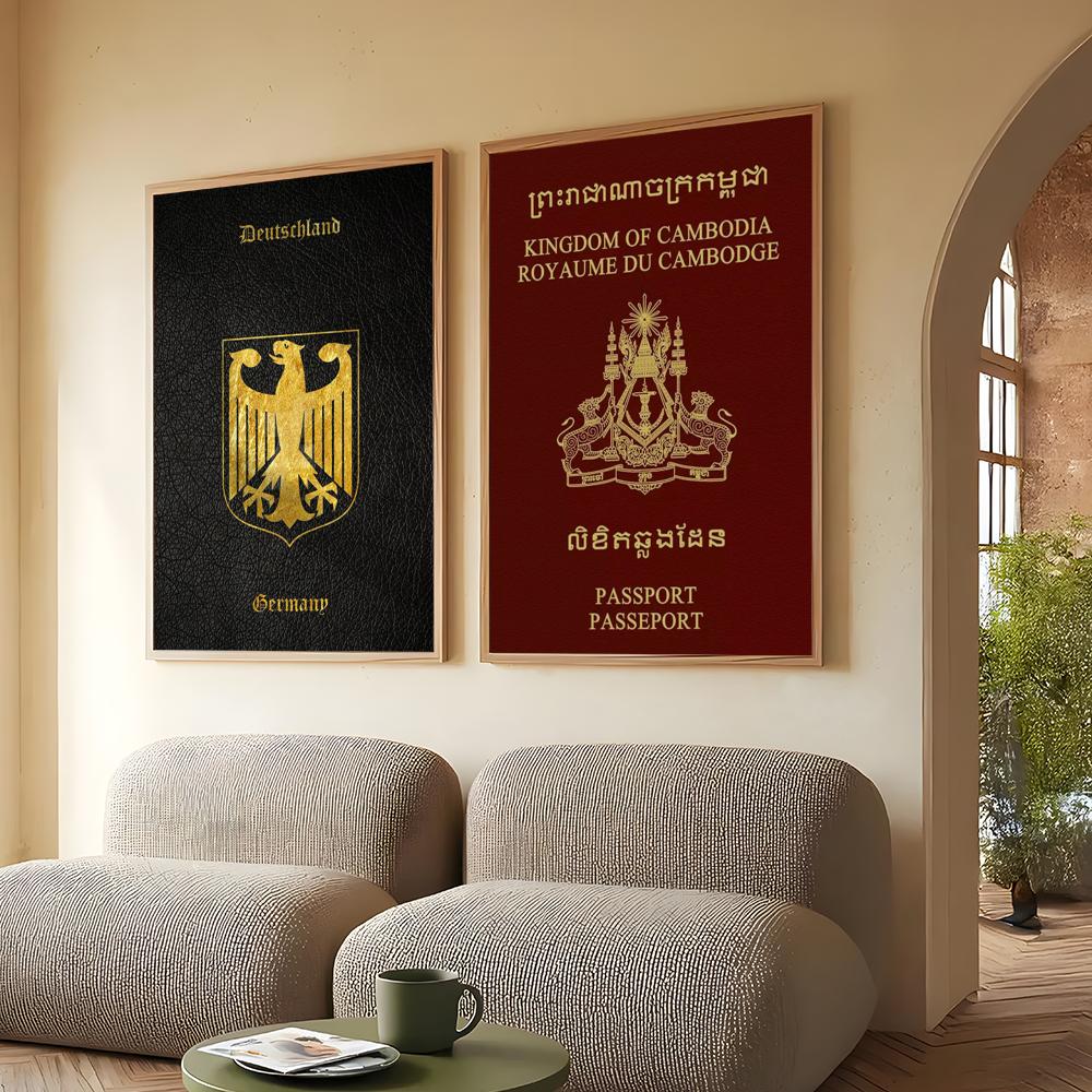 Plakat na ścianę z motywem pas – Home Office Passport recenzja i cena