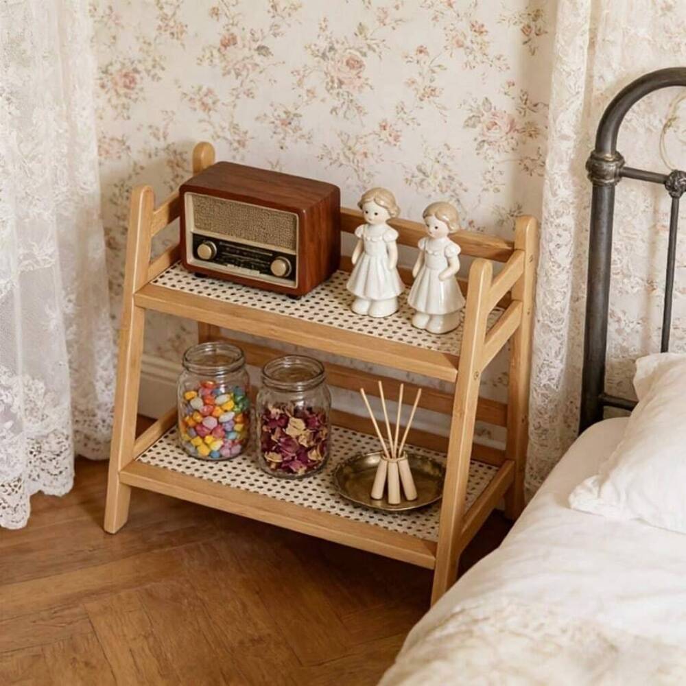 Dwupoziomowy bambusowy regał d – Desktop Organizer Bamboo recenzja i cena