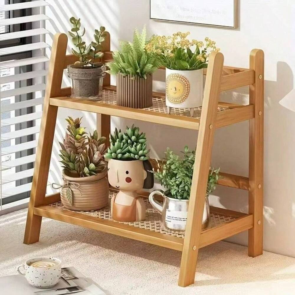 Dwupoziomowy bambusowy regał d – Desktop Organizer Bamboo recenzja i cena