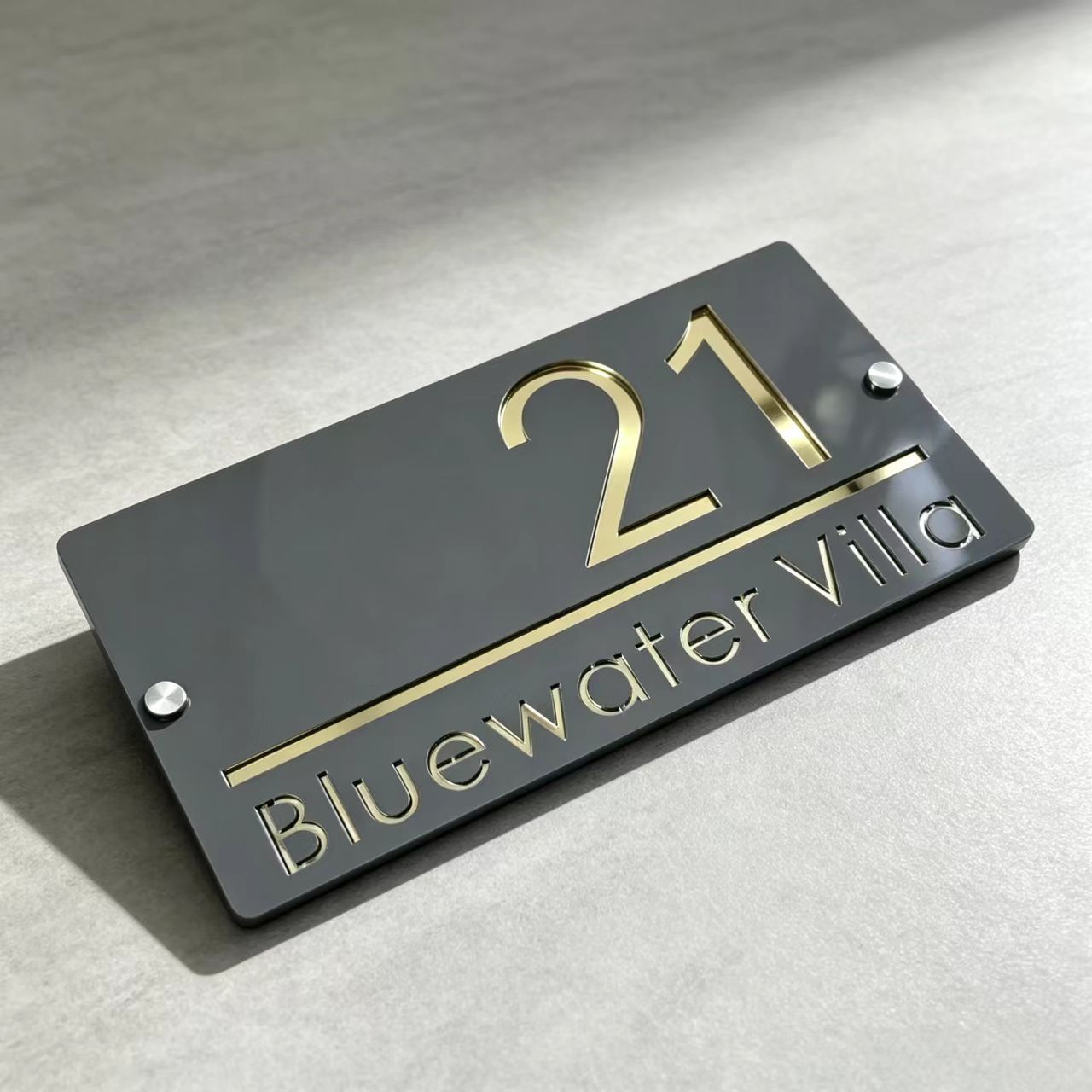Niestandardowe akrylowe znaki  – Home Office Number recenzja i cena
