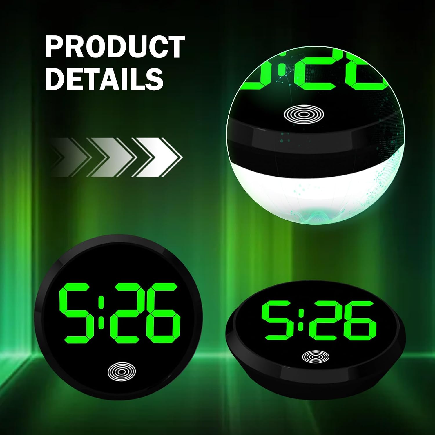 Uniwersalny cyfrowy zegar samo – Led Desk Clock recenzja i cena