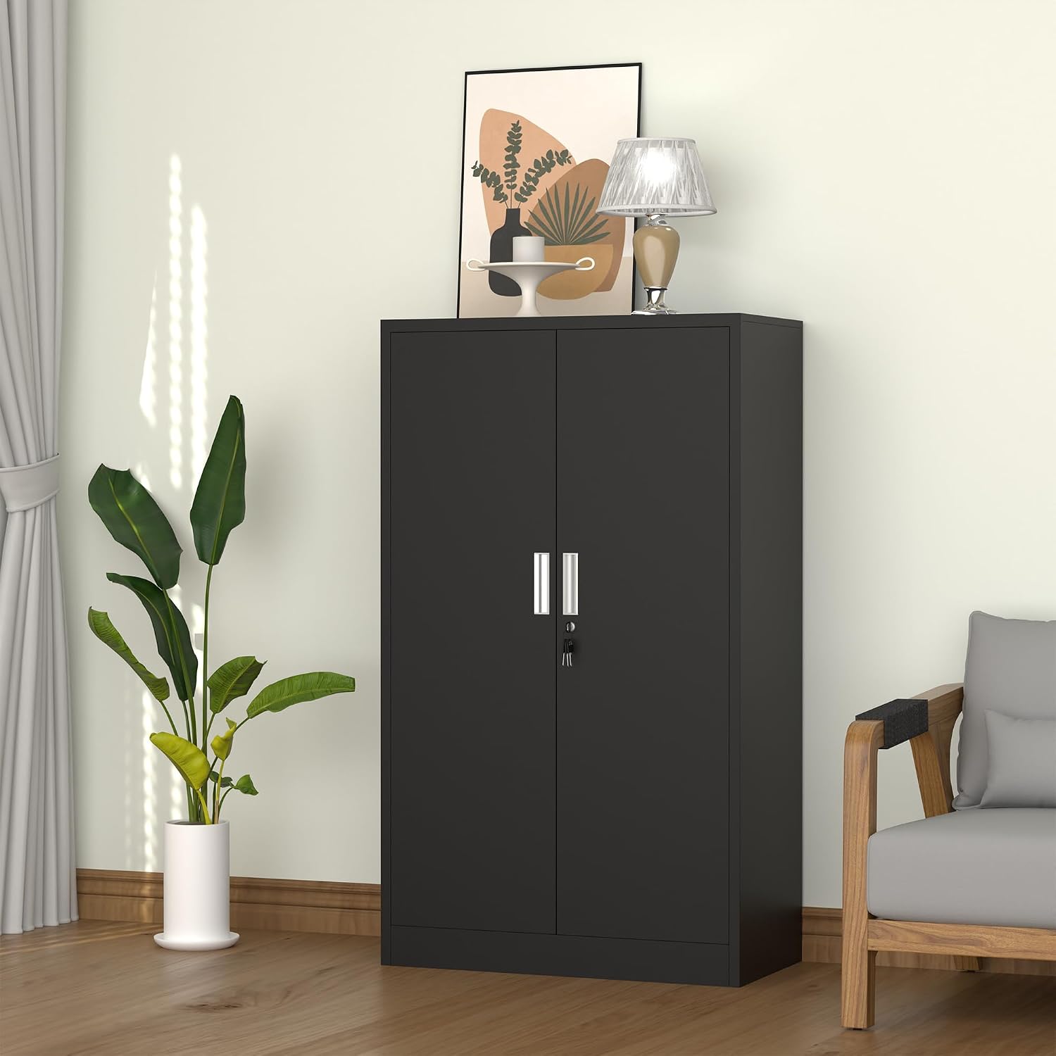 Metalowa szafka do przechowywa – Home Office Kitchen recenzja i cena